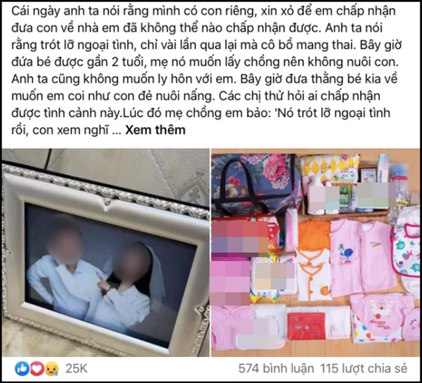 Chồng trót lỡ ngoại tình có con riêng cả nhà vận động để vợ cho qua, đưa con rơi về nuôi, người phụ nữ vùng lên tuyên bố 1 điều cực sốc!-1