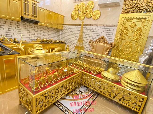 Chiêm ngưỡng loạt lâu đài dát vàng, nội thất toàn gỗ quý trị giá nghìn tỷ của đại gia Việt-4