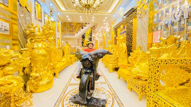 Chiêm ngưỡng loạt lâu đài dát vàng, nội thất toàn gỗ quý trị giá nghìn tỷ của đại gia Việt-5