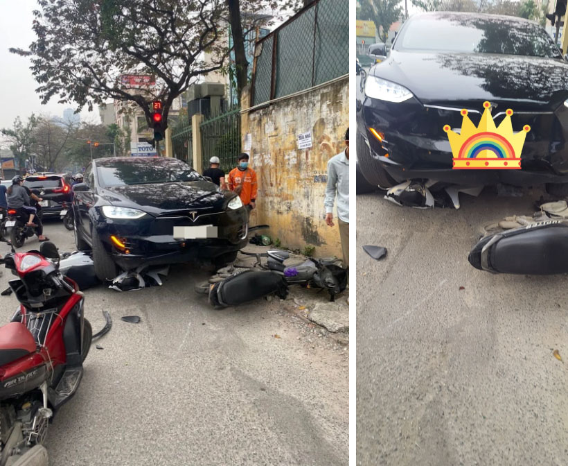 Mẫu xe cao cấp nhất của Tesla gây tai nạn ở Hà Nội: Trí tuệ nhân tạo đã ngủ quên?-1