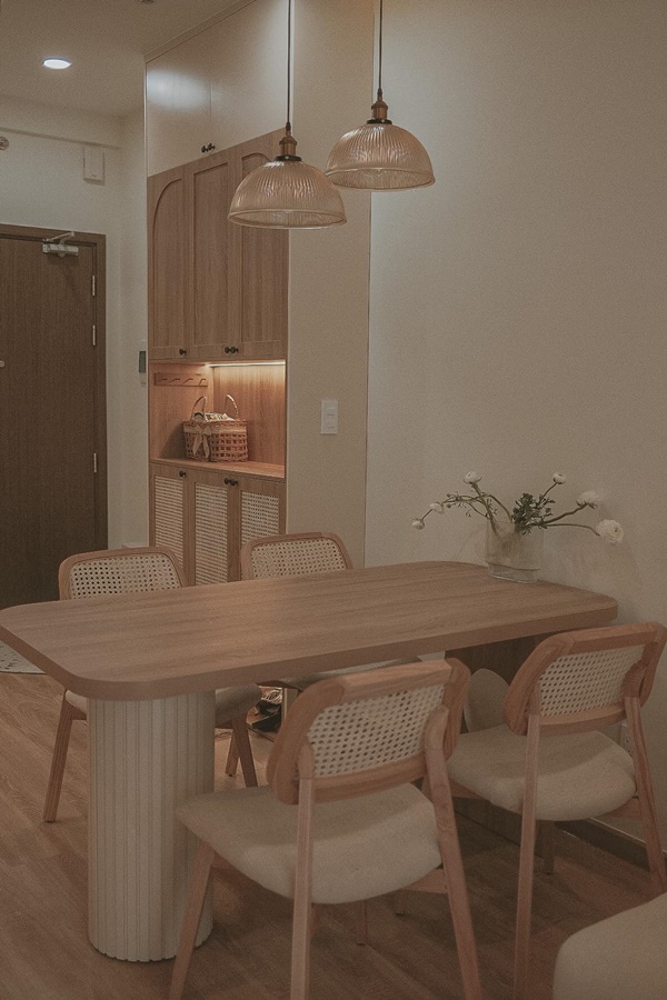 Căn hộ 67m2 xinh xắn, ấm áp của cặp vợ chồng trẻ, thiết kế giấu đồ cực gọn gàng ngăn nắp-4