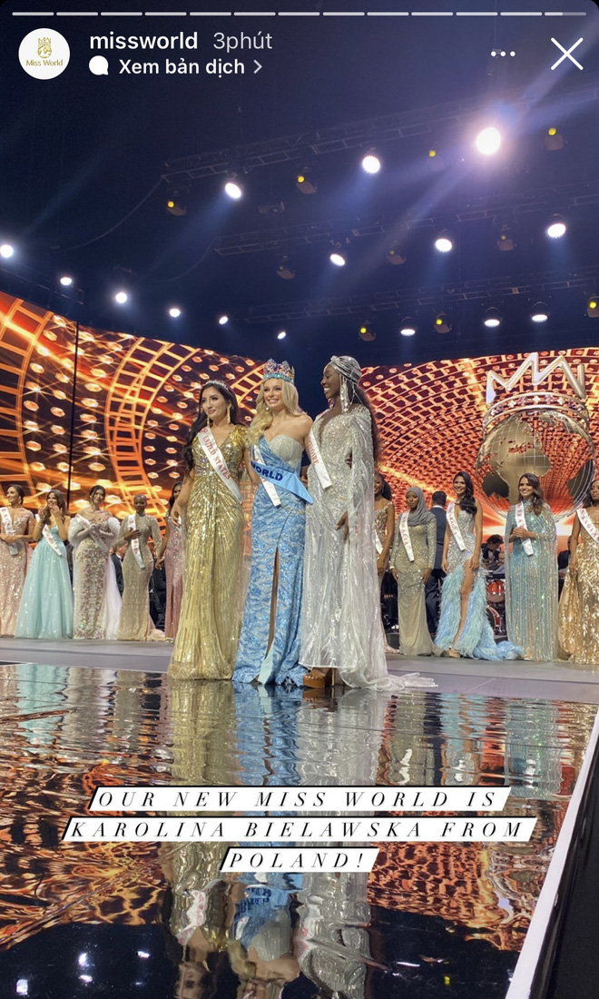 Trực tiếp Chung kết Miss World 2021: Hoa hậu Ba Lan đăng quang, đã có thứ hạng của Đỗ Hà!-2