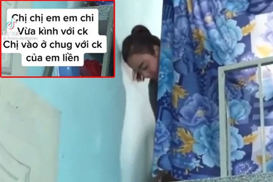 Vợ về phòng trọ bắt gặp 