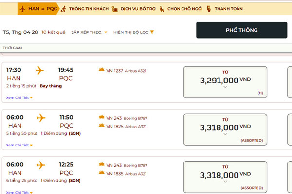 Giá vé bay nghỉ lễ 30/4 - 1/5 lên mức đắt đỏ-2