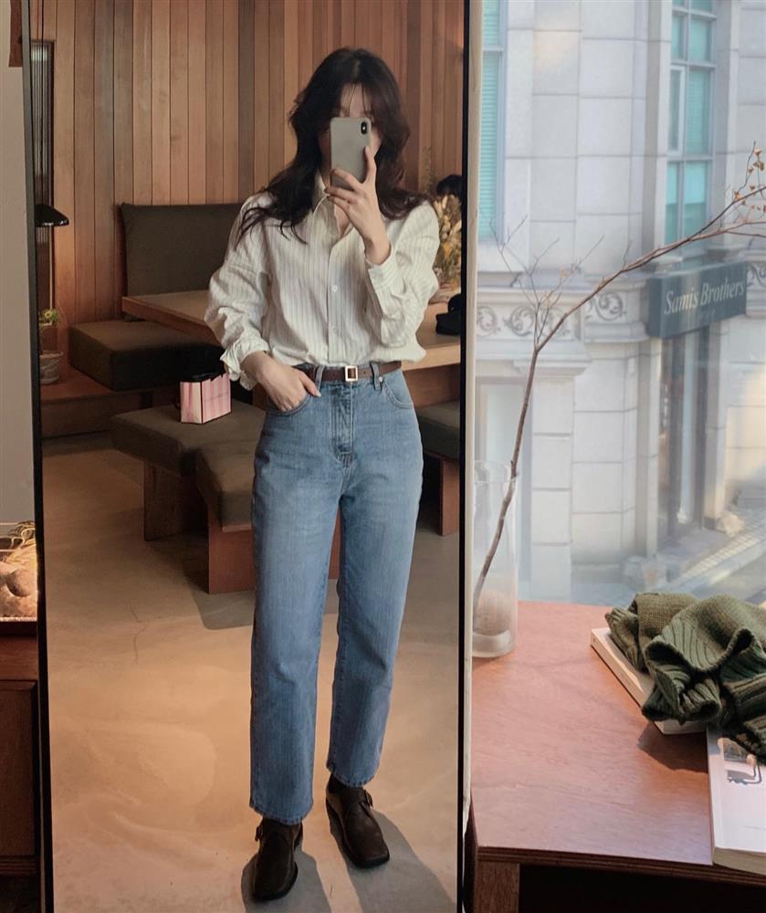 Gái Hàn sẽ cho chị em biết 4 mẫu quần jeans đang mốt nhất, có đủ thì mặc đẹp mọi lúc mọi nơi-2