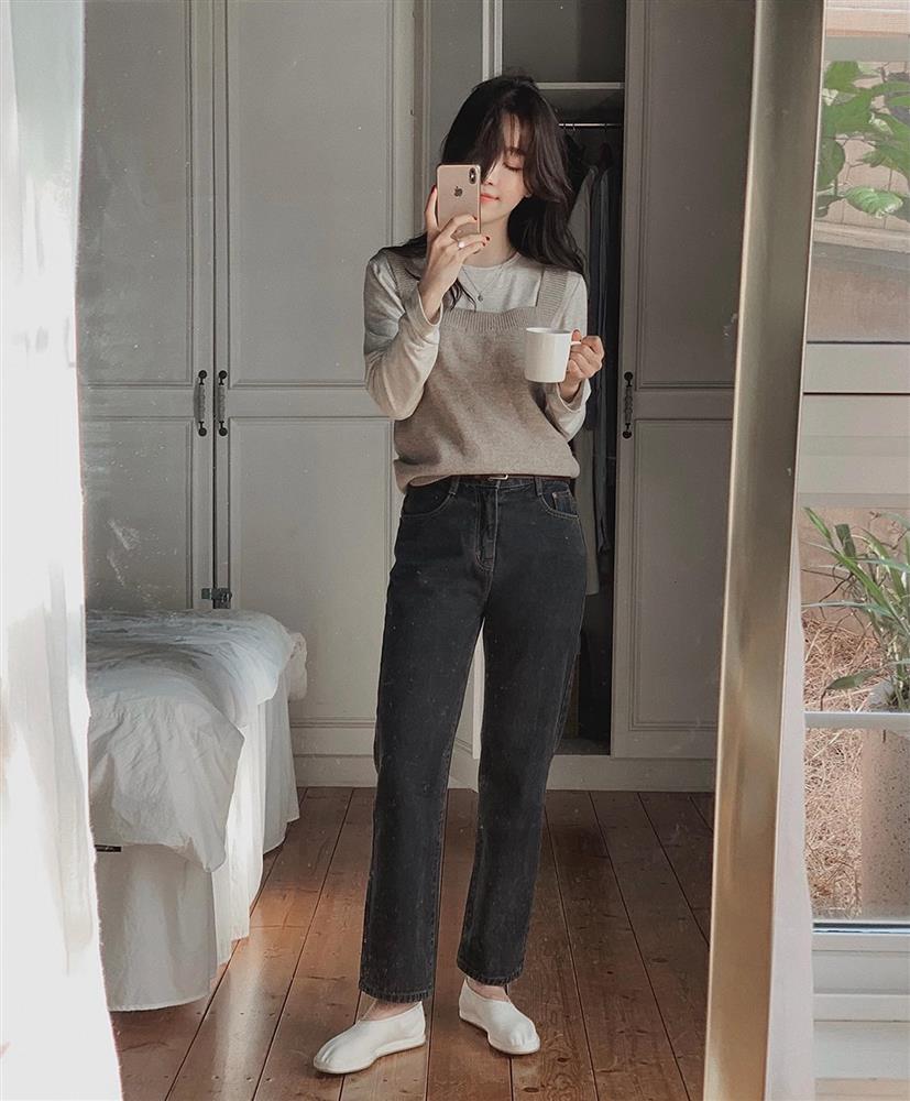 Gái Hàn sẽ cho chị em biết 4 mẫu quần jeans đang mốt nhất, có đủ thì mặc đẹp mọi lúc mọi nơi-7