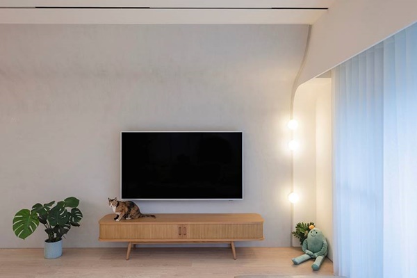 Cặp đôi thiết kế căn hộ đơn giản nhưng tiện nghi, có cả không gian sống thoải mái cho 2 chú mèo cưng dễ thương-5