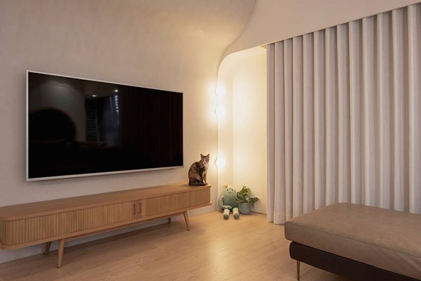 Cặp đôi thiết kế căn hộ đơn giản nhưng tiện nghi, có cả không gian sống thoải mái cho 2 chú mèo cưng dễ thương-7