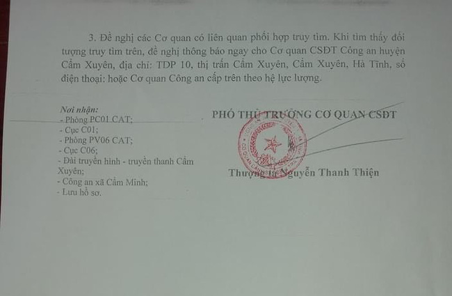 Truy tìm đối tượng nghi giao cấu với bé gái ở Hà Tĩnh rồi bỏ trốn-2