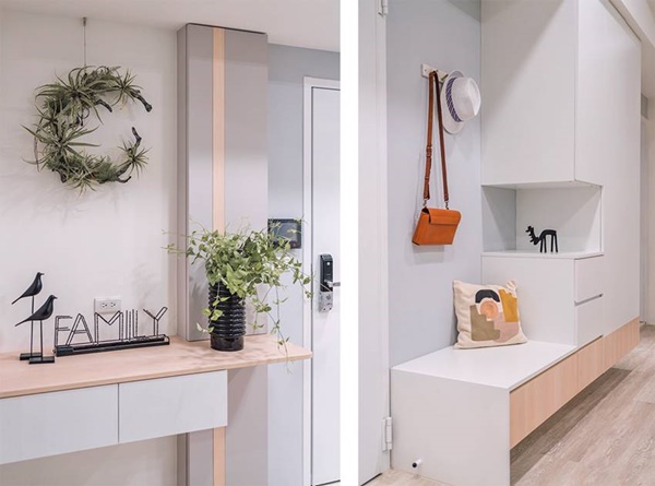 Căn hộ màu xanh lam tao nhã nhẹ nhàng, thiết kế phòng bếp siêu rộng để đãi khách-5