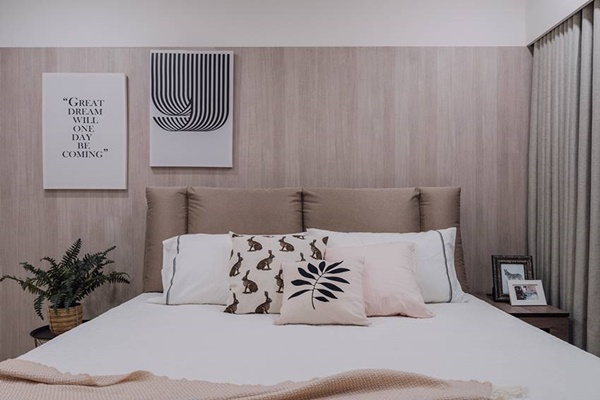 Căn hộ màu xanh lam tao nhã nhẹ nhàng, thiết kế phòng bếp siêu rộng để đãi khách-14