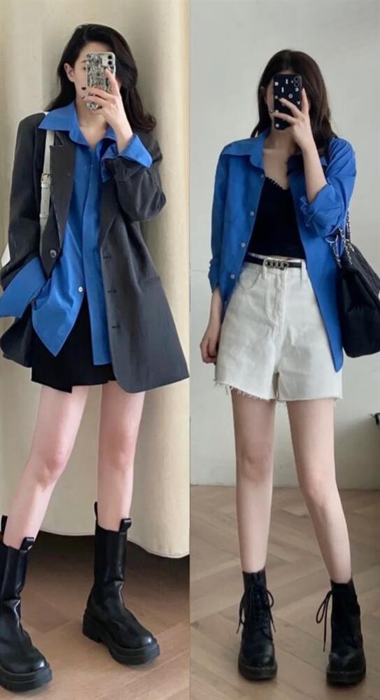 Sắm 1 chiếc sơ mi trơn màu, có ngay 8 cách diện vừa sang vừa hack tuổi cho chị em công sở-3