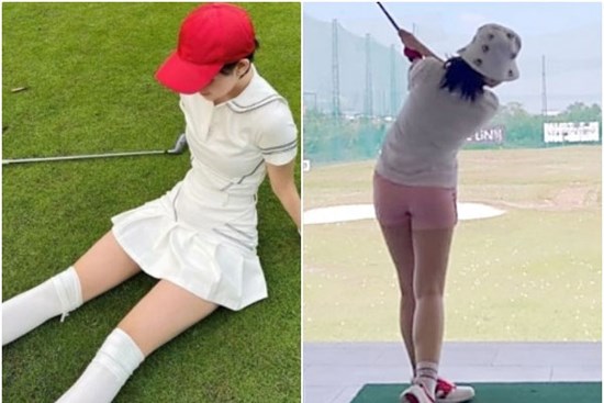 Hiền Hồ sang chảnh đi chơi golf, Quỳnh Nga, Trâm Anh lại gây tranh cãi