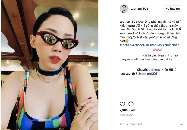 Trước khi cạch mặt, Tóc Tiên từng nhắn nhủ Hiền Hồ đầy chân tình thế này: Vấp ngã có chị đỡ đần, chỉ cần em đạo đức tốt-7