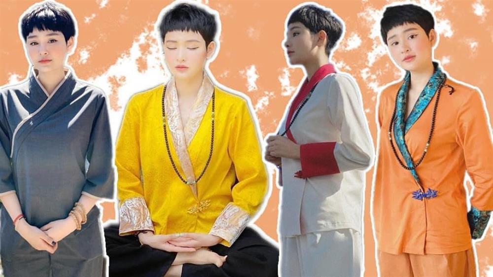 Hiền Hồ có cả BST đồ lam đi chùa kín đáo nhưng ỡm ờ ở 1 chi tiết-1