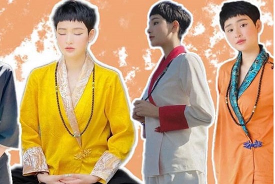 Hiền Hồ có cả BST đồ lam đi chùa kín đáo nhưng