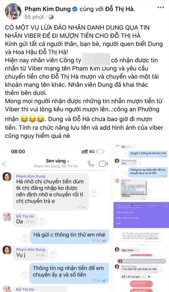 Đỗ Hà và bà trùm Hoa hậu dính vào chiêu thức lừa đảo vô cùng tinh vi, nhân viên công ty giật mình về cuộc gọi lúc 7h sáng-1