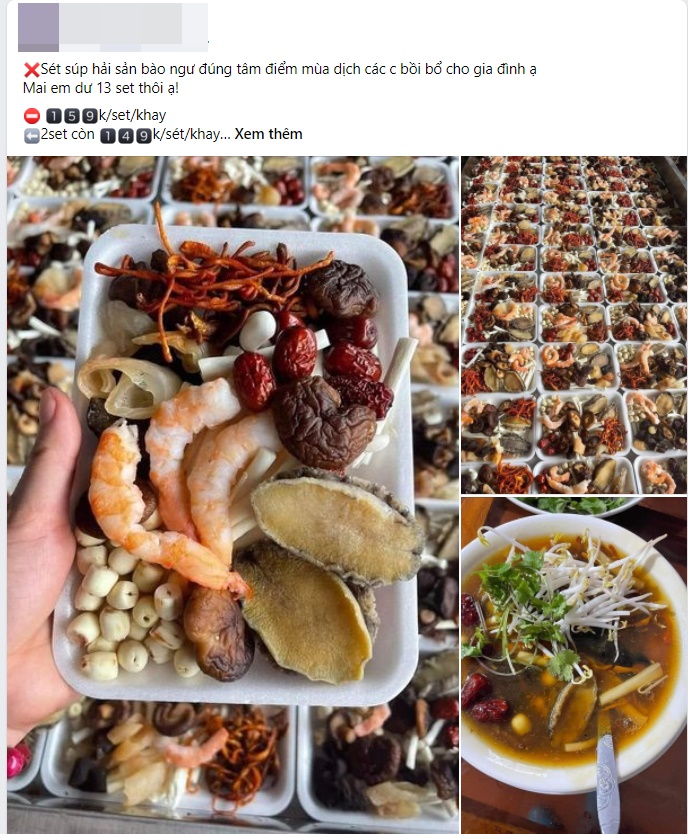 Trend mua soup tăng lực quốc dân bên trong là hải sản, bào ngư, vi cá rất hot thời điểm này: Loại set nguyên liệu chỉ từ 130k-14