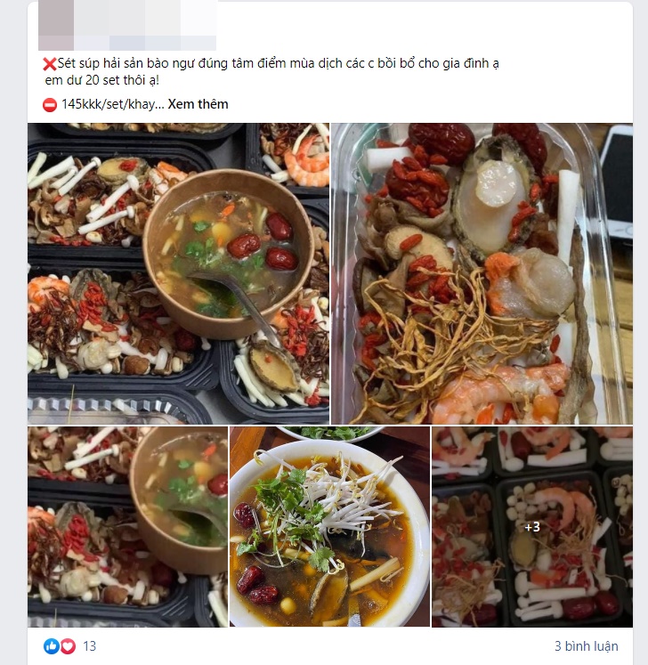 Trend mua soup tăng lực quốc dân bên trong là hải sản, bào ngư, vi cá rất hot thời điểm này: Loại set nguyên liệu chỉ từ 130k-15