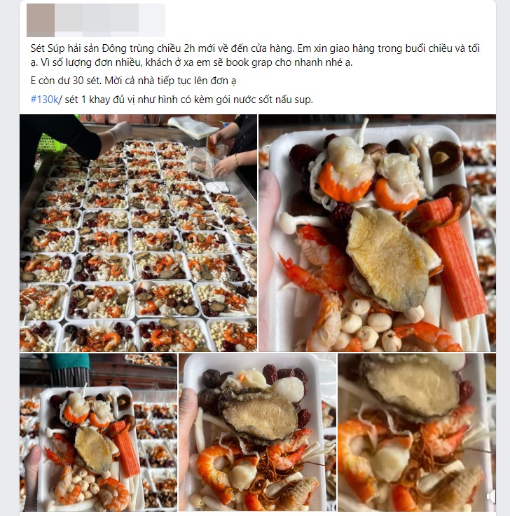Trend mua soup tăng lực quốc dân bên trong là hải sản, bào ngư, vi cá rất hot thời điểm này: Loại set nguyên liệu chỉ từ 130k-16