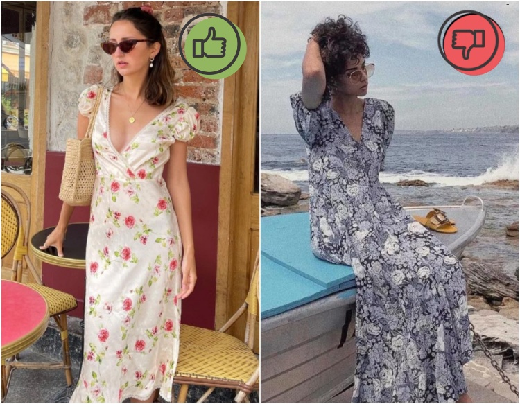 Váy hoa mặc lên người là max xinh nhưng vẫn có 3 kiểu già chát chị em nên cẩn thận-1
