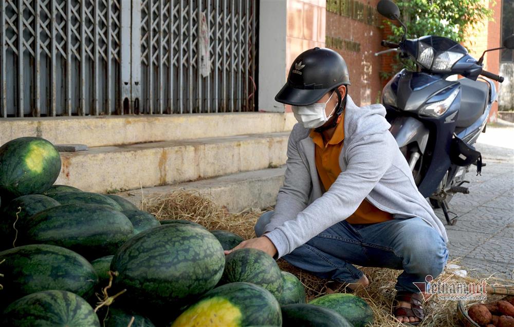 Dưa hấu 5 nghìn, thanh long 8 nghìn: Phơi nắng vỉa hè chờ giải cứu-7