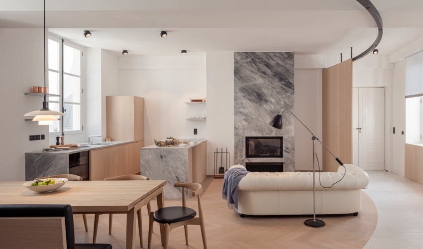 Không gian bình yên,&nbsp;thư thái&nbsp;trong căn hộ gác mái nhỏ xinh, nội thất gỗ xịn xò-1