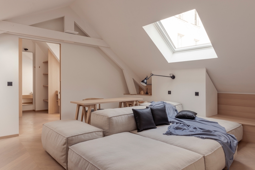 Không gian bình yên, thư thái trong căn hộ gác mái nhỏ xinh, nội thất gỗ xịn xò-7