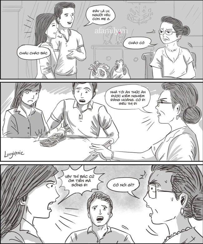 Ngày ra mắt, mẹ tôi vứt 10 triệu yêu cầu người yêu tôi đi mua thức ăn, ngờ đâu cô ấy giận dữ đốp” lại một câu làm bà giận tím mặt-1