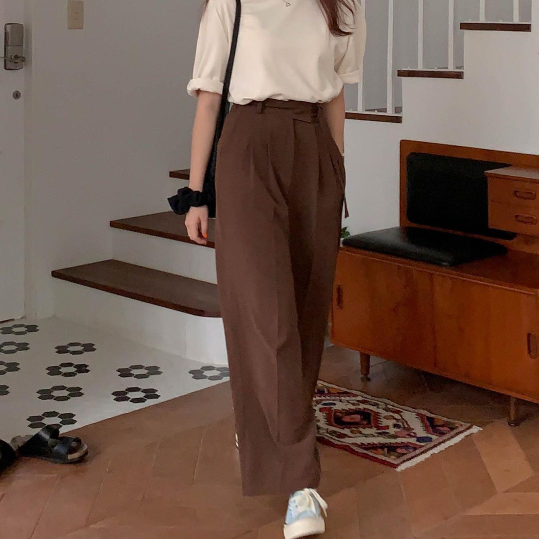 Gái Hàn diện nhiều phong cách với một chiếc quần mà ai cũng có, hóa ra là vì lên đồ đẹp mê-7