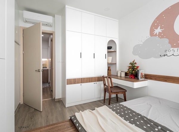 Căn hộ 89m2 sau 3 năm tích cóp&nbsp;của cặp vợ chồng trẻ, nội thất đơn giản mà tinh tế hiện đại, tông màu nâu&nbsp;gỗ ấm áp tao nhã-9