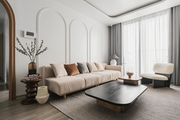 Căn hộ 89m2 sau 3 năm tích cóp&nbsp;của cặp vợ chồng trẻ, nội thất đơn giản mà tinh tế hiện đại, tông màu nâu&nbsp;gỗ ấm áp tao nhã-3