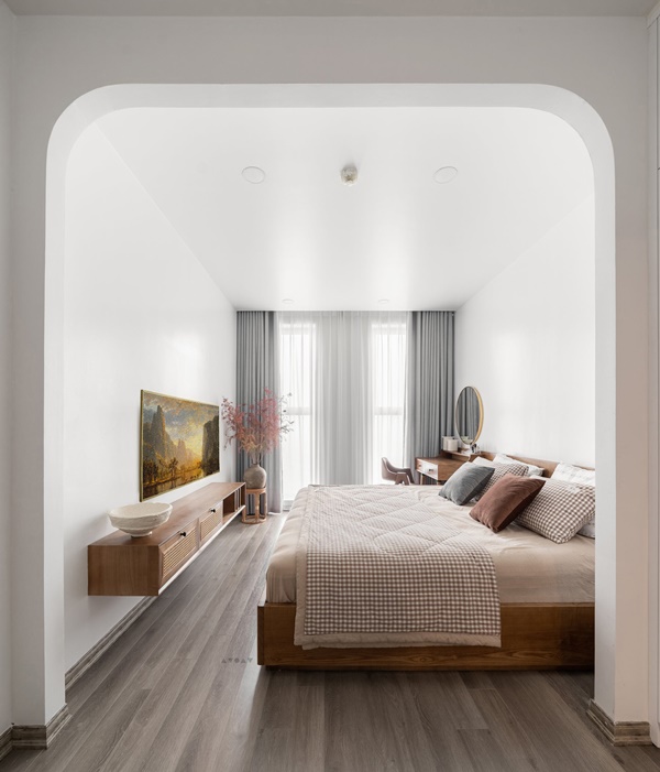 Căn hộ 89m2 sau 3 năm tích cóp&nbsp;của cặp vợ chồng trẻ, nội thất đơn giản mà tinh tế hiện đại, tông màu nâu&nbsp;gỗ ấm áp tao nhã-7