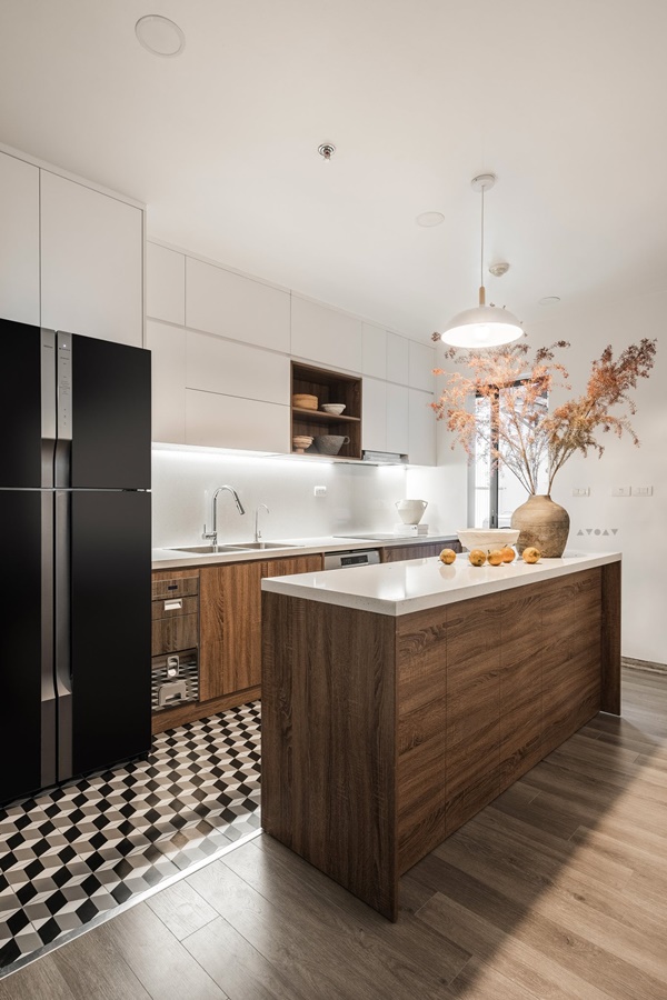 Căn hộ 89m2 sau 3 năm tích cóp của cặp vợ chồng trẻ, nội thất đơn giản mà tinh tế hiện đại, tông màu nâu gỗ ấm áp tao nhã-14