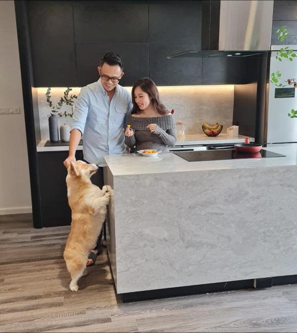 Không gian sang trọng và hiện đại bên trong căn hộ mới của MC Đức Bảo-11