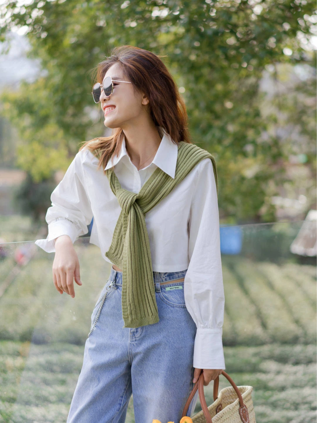 Sơ mi trắng: Chiếc áo vi diệu nhất tủ đồ Hè, cứ diện lên là thon thả, cứ mix đồ là đẹp mê ly-9