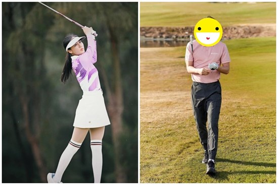 Văn Mai Hương công khai chồng trên sân golf, danh tính khiến hội chị em đứng ngồi không yên