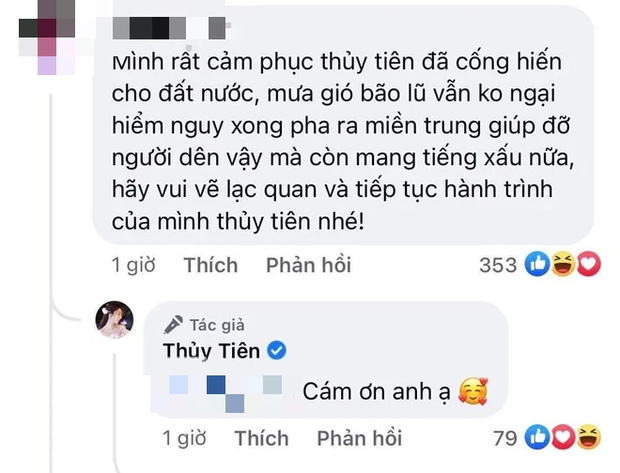 Thuỷ Tiên có phản ứng đầu tiên sau khi bà Phương Hằng bị tạm giam, liên quan đến chi tiết trong chuyến đi từ thiện-1