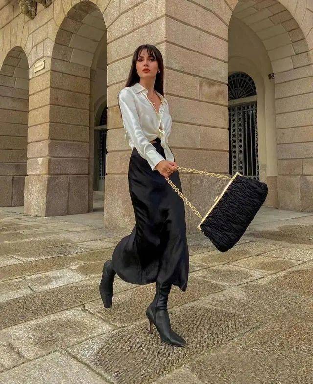 Mềm mại thanh tao như sơ mi lụa: Chiếc áo chuẩn style từ nữ chính phim Hàn đến quý cô Pháp thanh lịch-18