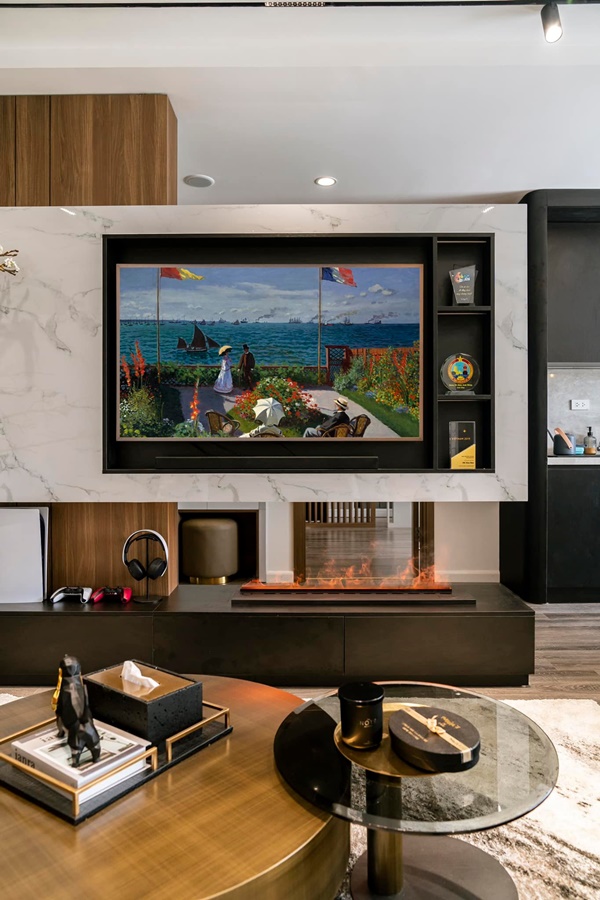 MC Cà phê sáng hé lộ không gian sống&nbsp;sang trọng hiện đại,&nbsp;decor nội thất gỗ nâu&nbsp;ấm cúng-4