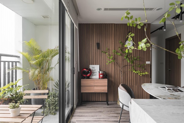 MC Cà phê sáng hé lộ không gian sống sang trọng hiện đại, decor nội thất gỗ nâu ấm cúng-18