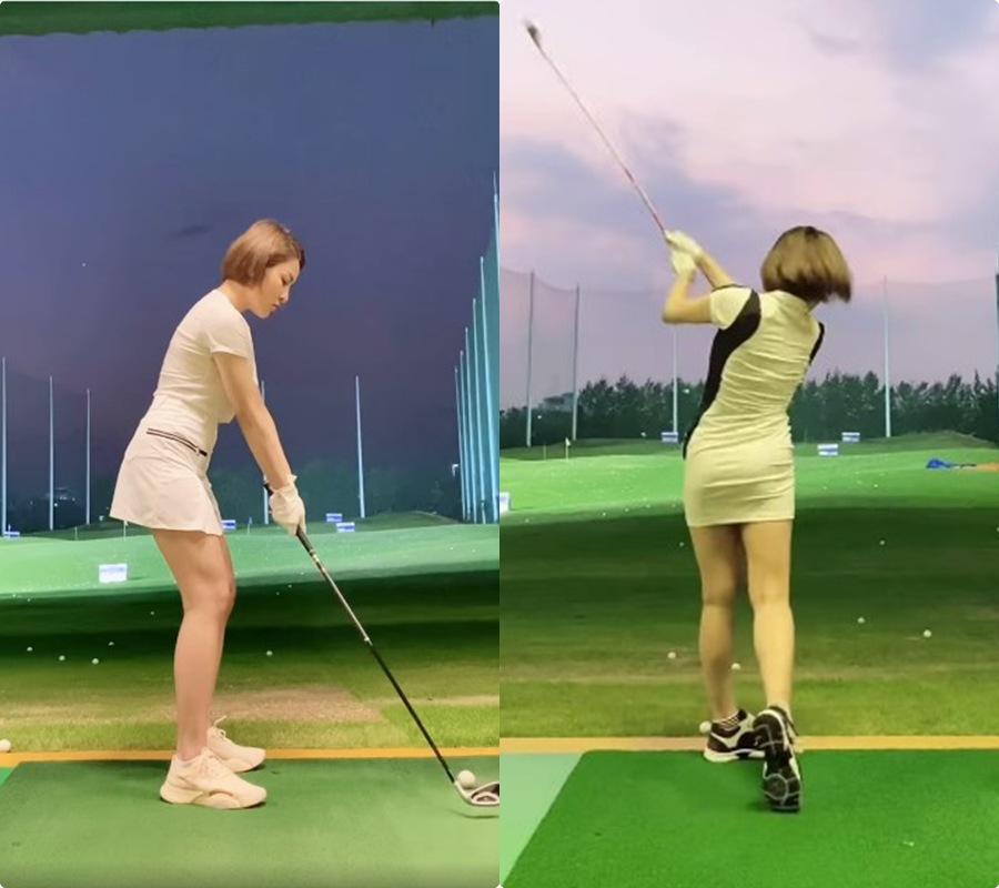 Thời trang chơi golf của hot girl Trâm Anh sexy hơn cả Hiền Hồ-6