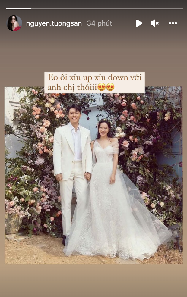Cả showbiz Việt phát sốt trước đám cưới của Hyun Bin: Xuân Lan - Emily đồng loạt tiễn người yêu, Tóc Tiên nhớ lại 1 thời khóc nấc-5