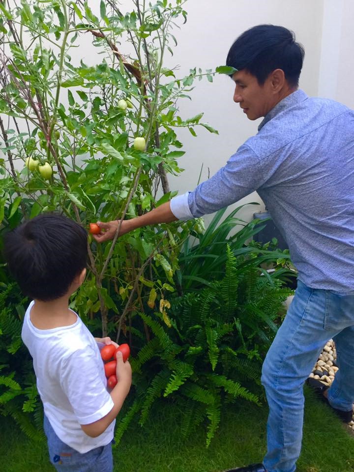 Không gian xanh mướt khiến vợ chồng Lý Hải - Minh Hà quyết rời bỏ ngôi nhà 2 triệu đô ra ngoại thành sinh sống-26