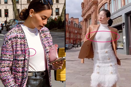 Hà Hồ và Lệ Quyên thi đua thả rông, phơi điểm nhạy cảm giữa đường phố Anh