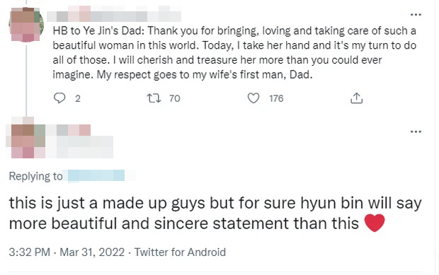 Sự thật lời nhắn nhủ giữa Hyun Bin và bố vợ trong đám cưới thế kỷ: Không có ngôn tình, tất cả chỉ là FAKE!-3
