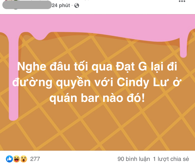 Lan truyền thông tin Đạt G đi đường quyền với Cindy Lư trong quán bar: Thực hư thế nào?-2