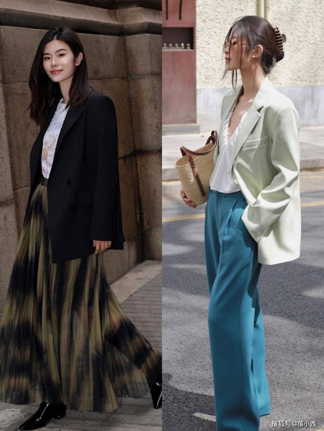 Để diện blazer không bị già chát, nàng công sở tuổi 30+ cần biết 3 chiêu này-1