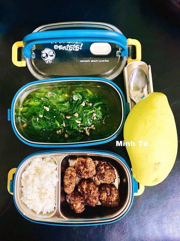 Cô gái Phú Thọ đảm đang chăm chồng, thực đơn hộp cơm mùa dịch ông xã mang đi làm ngon hết nước chấm-8