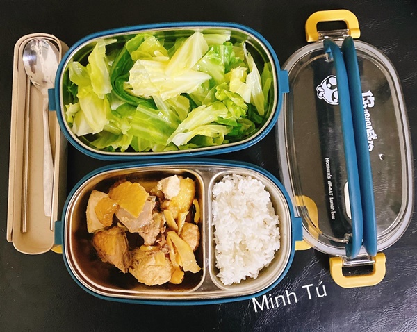 Cô gái Phú Thọ đảm đang chăm chồng, thực đơn hộp cơm mùa dịch ông xã mang đi làm ngon hết nước chấm-17